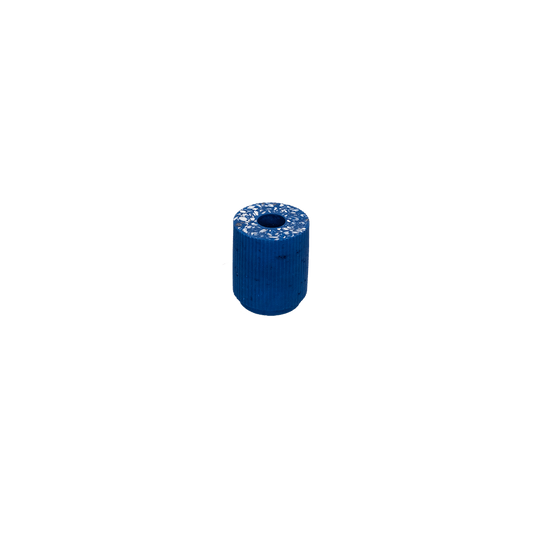 bougeoir colosse bleu coquillages recycles malakio