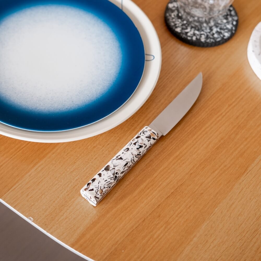 couteau le vitello blanc coquillages recycles malakio bodere