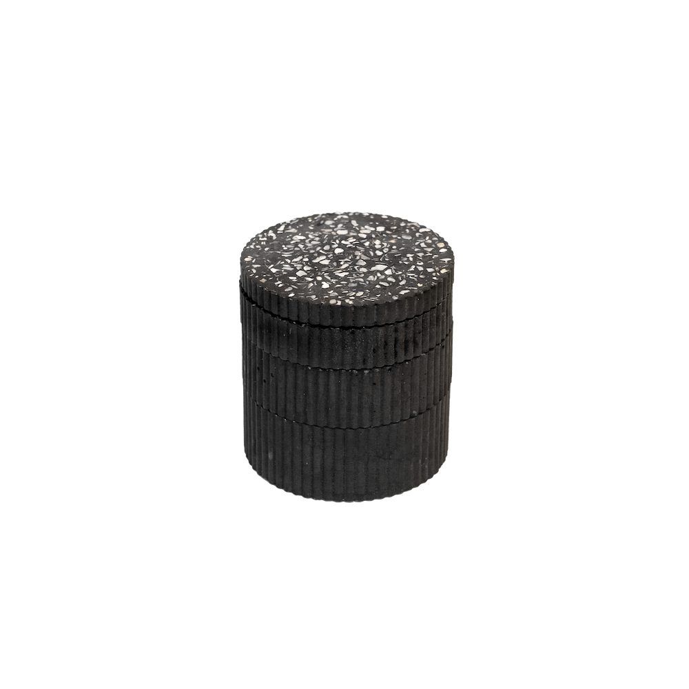 dessous de verre colosse noir coquillages recycles malakio