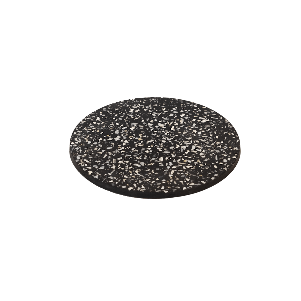 dessous de plat helios noir coquillages recycles malakio