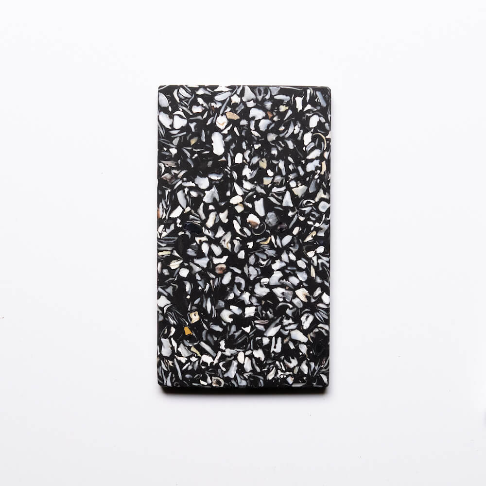 echantillon huitres pigment noir coquillages recycles malakio