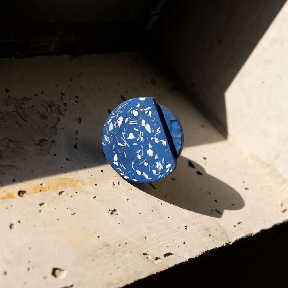 patere loar bleu coquillages recycles malakio