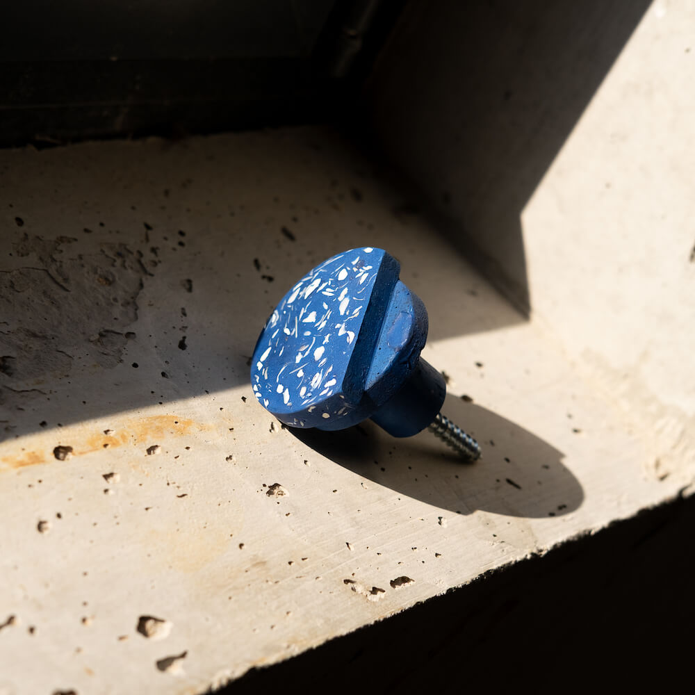 patere loar bleu coquillages recycles malakio