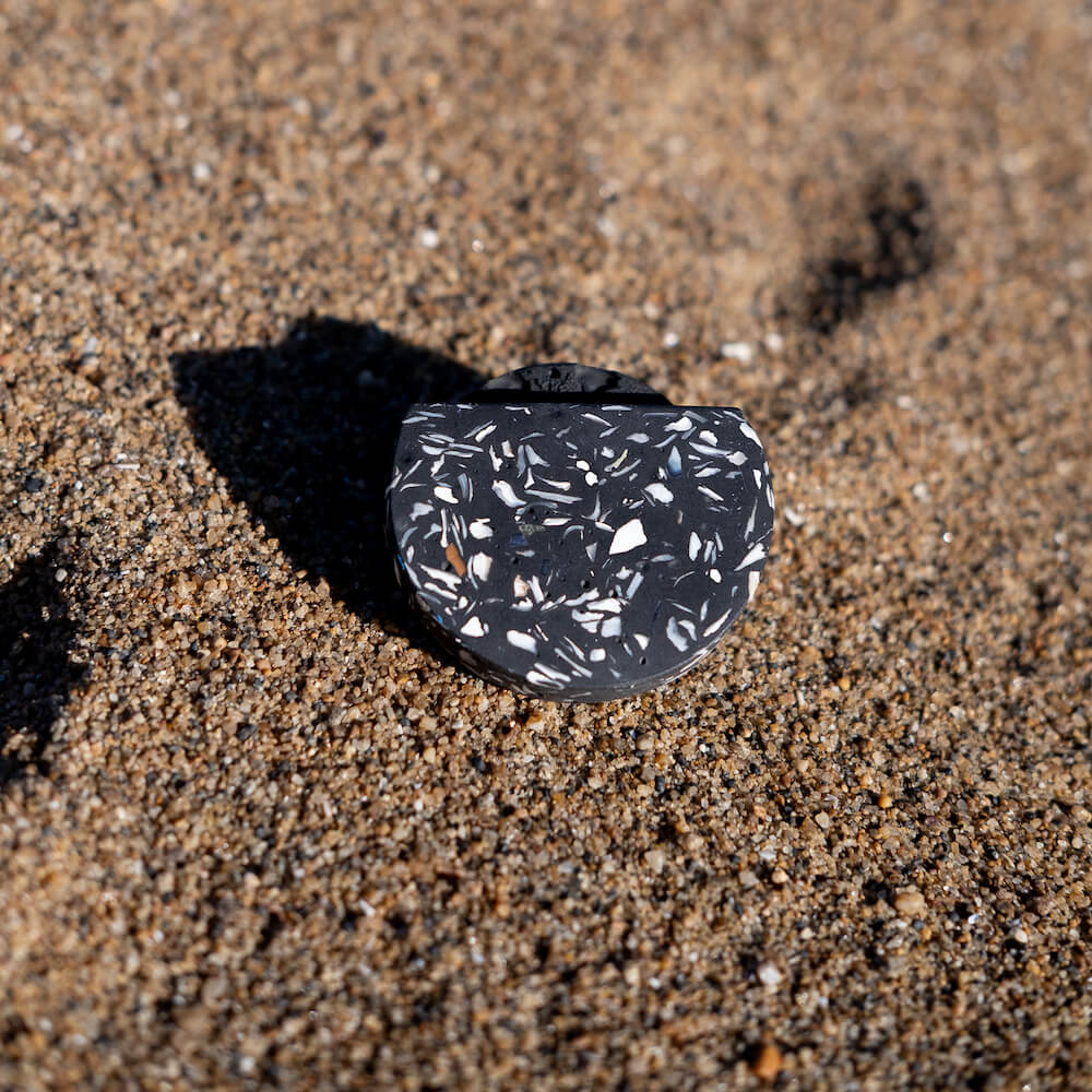 patere loar noir coquillages recycles malakio