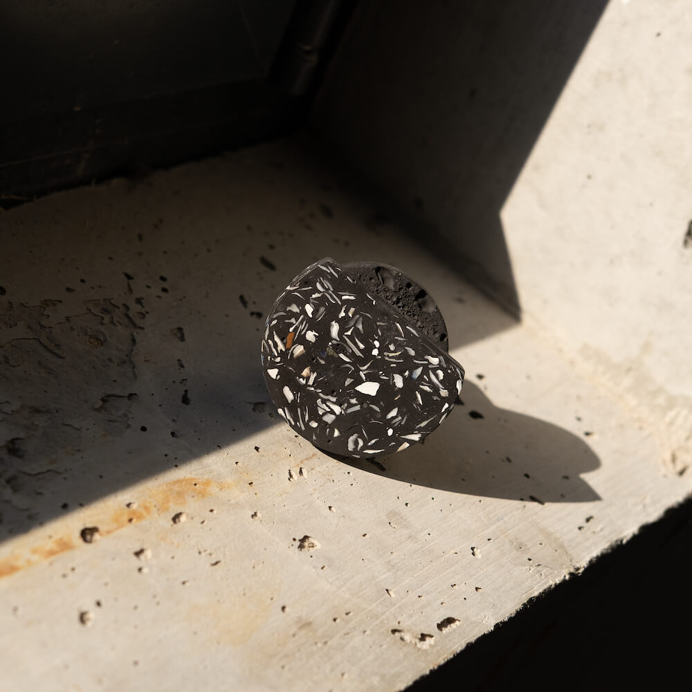 patere loar noir coquillages recycles malakio