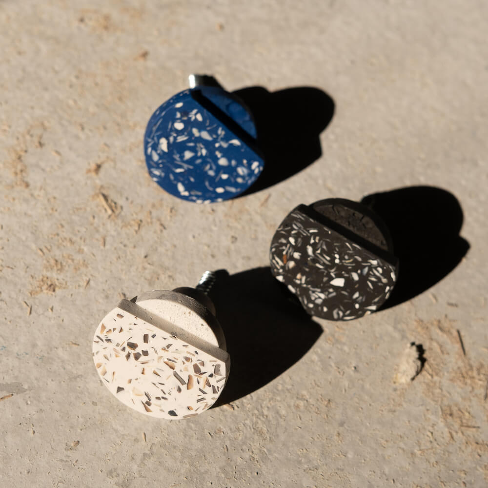 patere loar noir coquillages recycles malakio