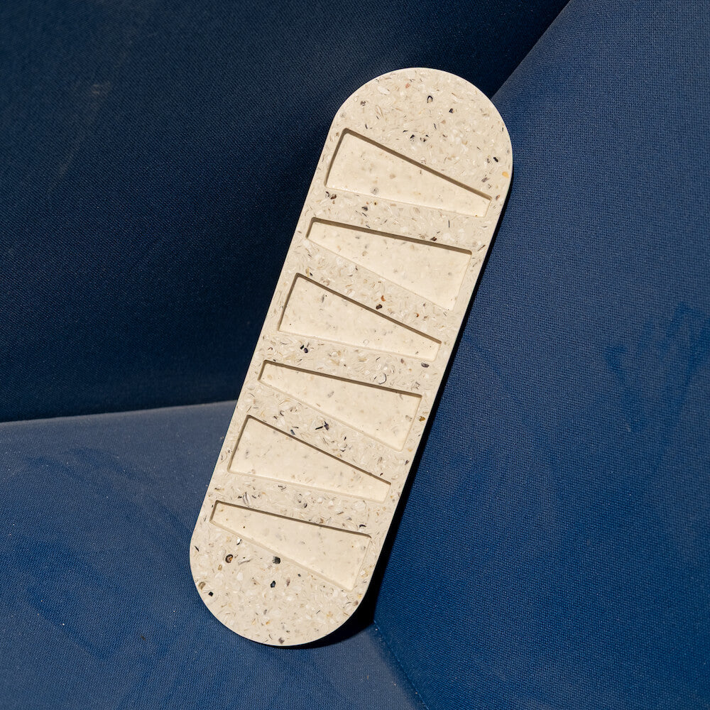 plateau a huitres helios la demi-douzaine blanc mixte coquillages recycles malakio