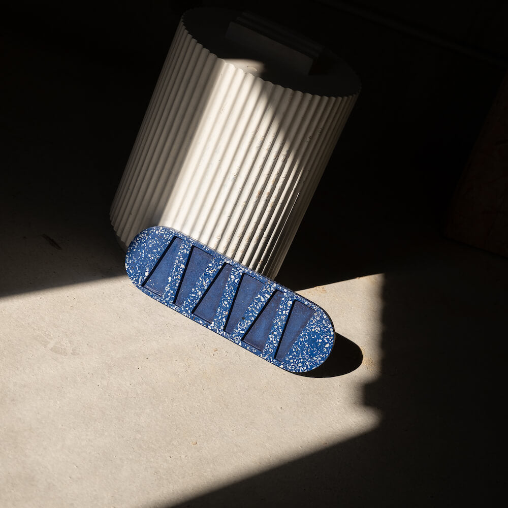 plateau a huitres helios la demi-douzaine bleu coquillages recycles malakio