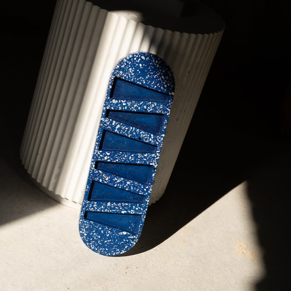 plateau a huitres helios la demi-douzaine bleu coquillages recycles malakio