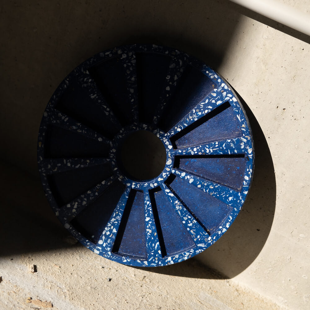 plateau a huitres helios la douzaine bleu coquillages recycles malakio