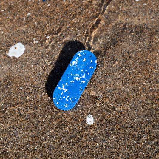 poignee de meuble loar bleu coquillages recycles malakio