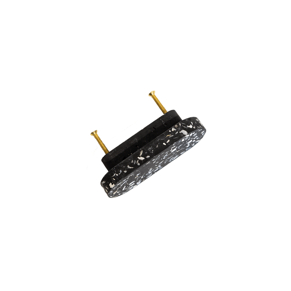 poignee de meuble loar noir coquillages recycles malakio