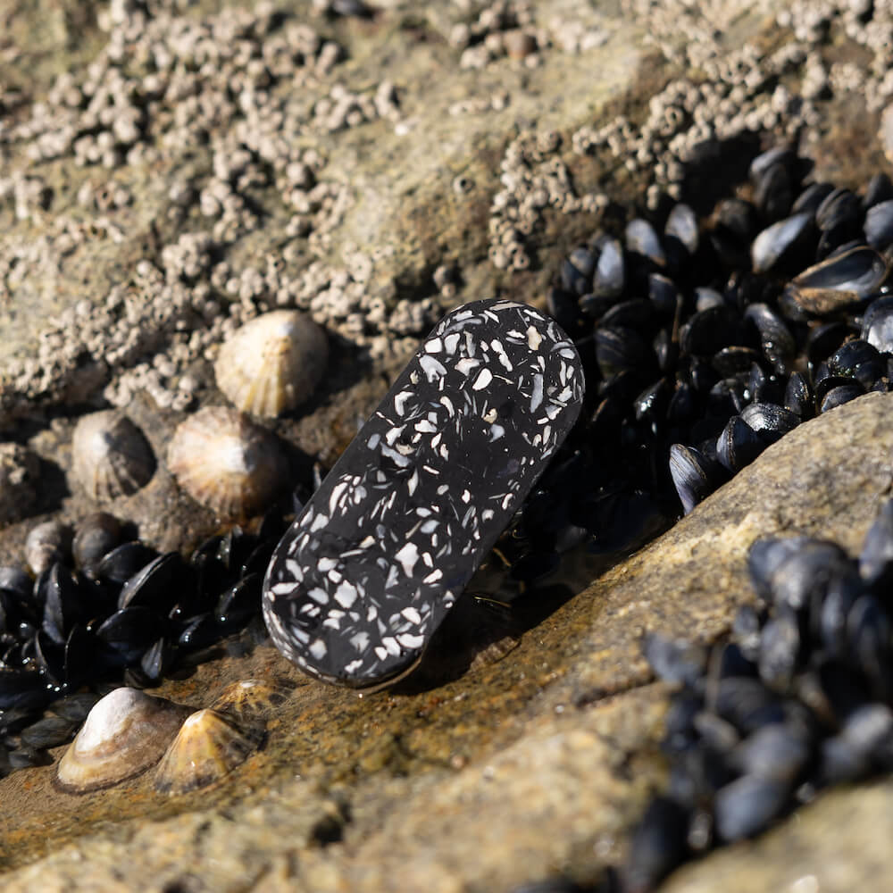poignee de meuble loar noir coquillages recycles malakio