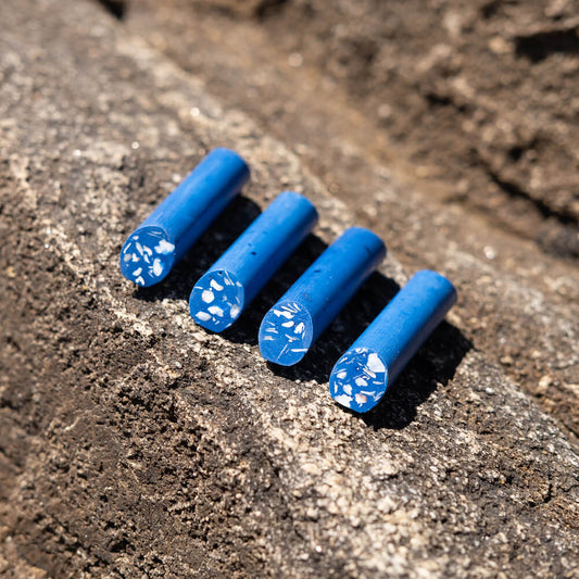 porte-couteau helios bleu coquillages recycles malakio