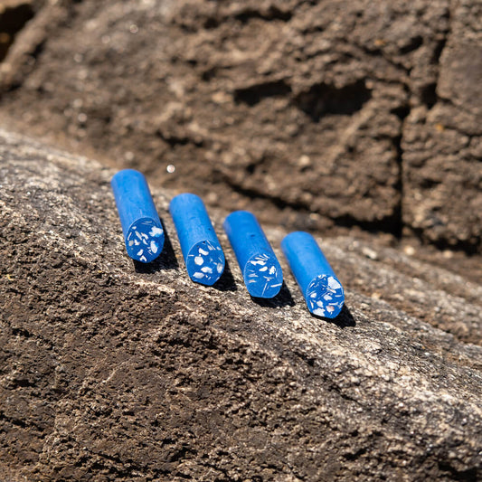 porte-couteau helios bleu coquillages recycles malakio