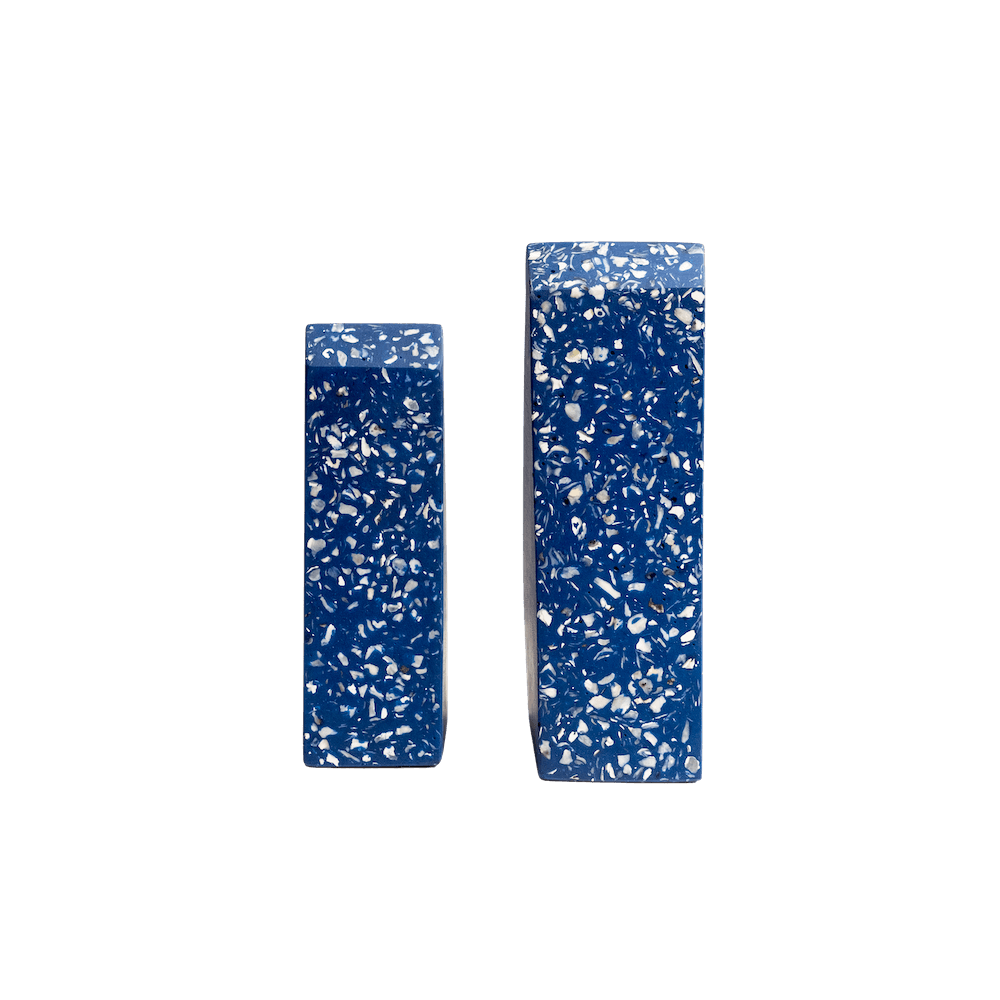 serre-livres helios bleu coquillages recycles malakio