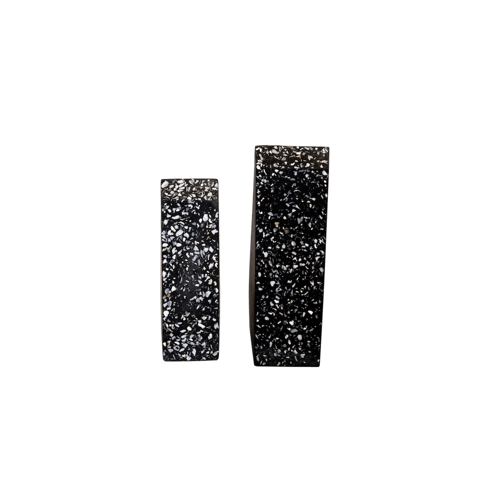 serre-livres helios noir coquillages recycles malakio