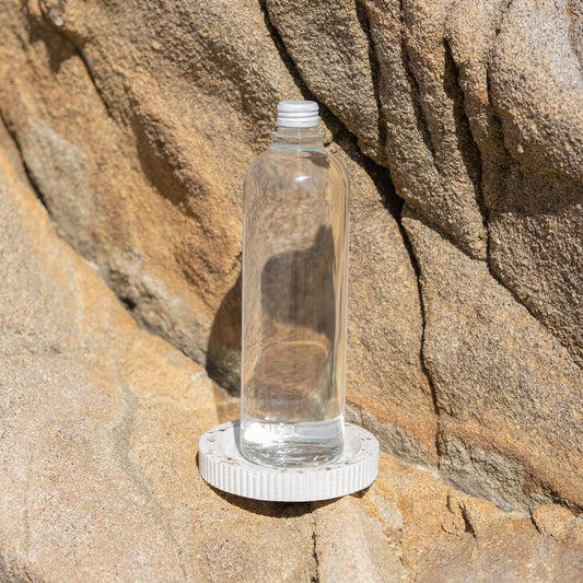 socle bouteille colosse mixte coquillages recycles malakio