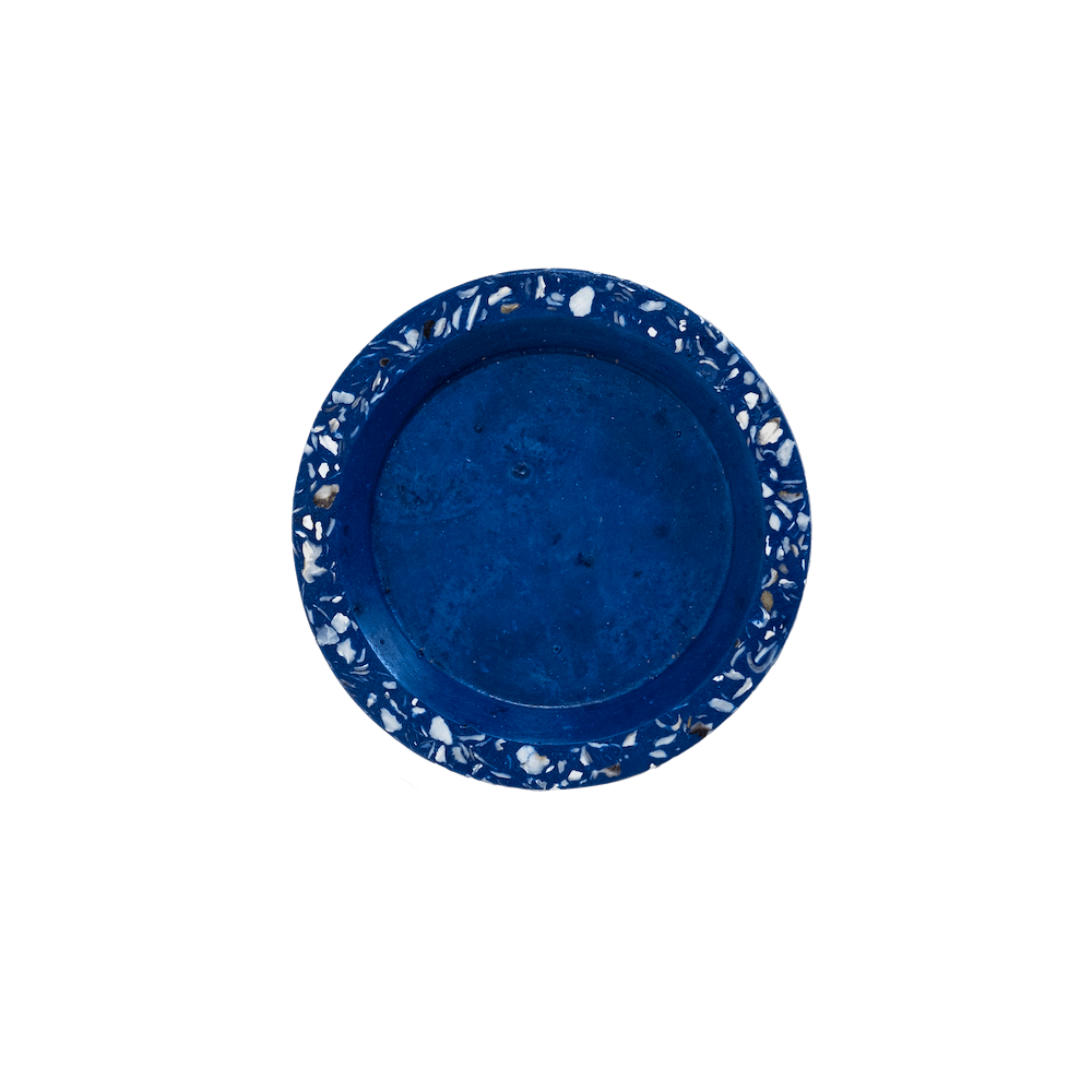 socle de bouteille helios bleu coquillages recycles malakio