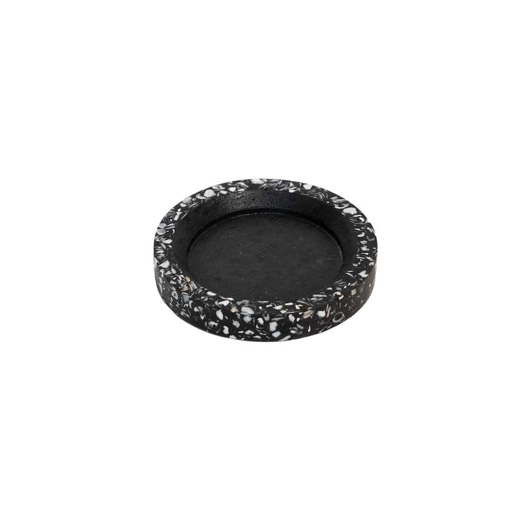 socle de bouteille helios noir coquillages recycles malakio