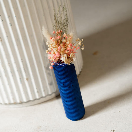 soliflore colosse bleu coquillages recycles malakio