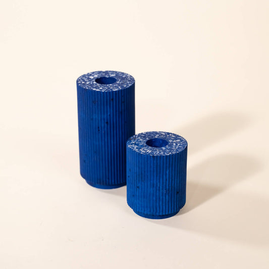 Bougeoir Colosse bleu
