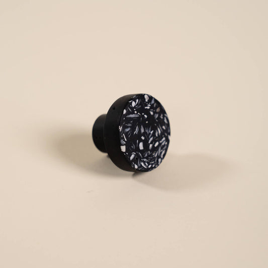 Bouton de meuble Loar noir