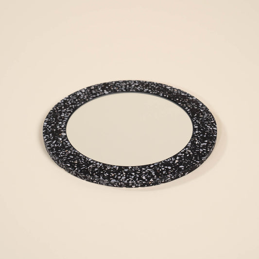 Miroir Loar rond noir