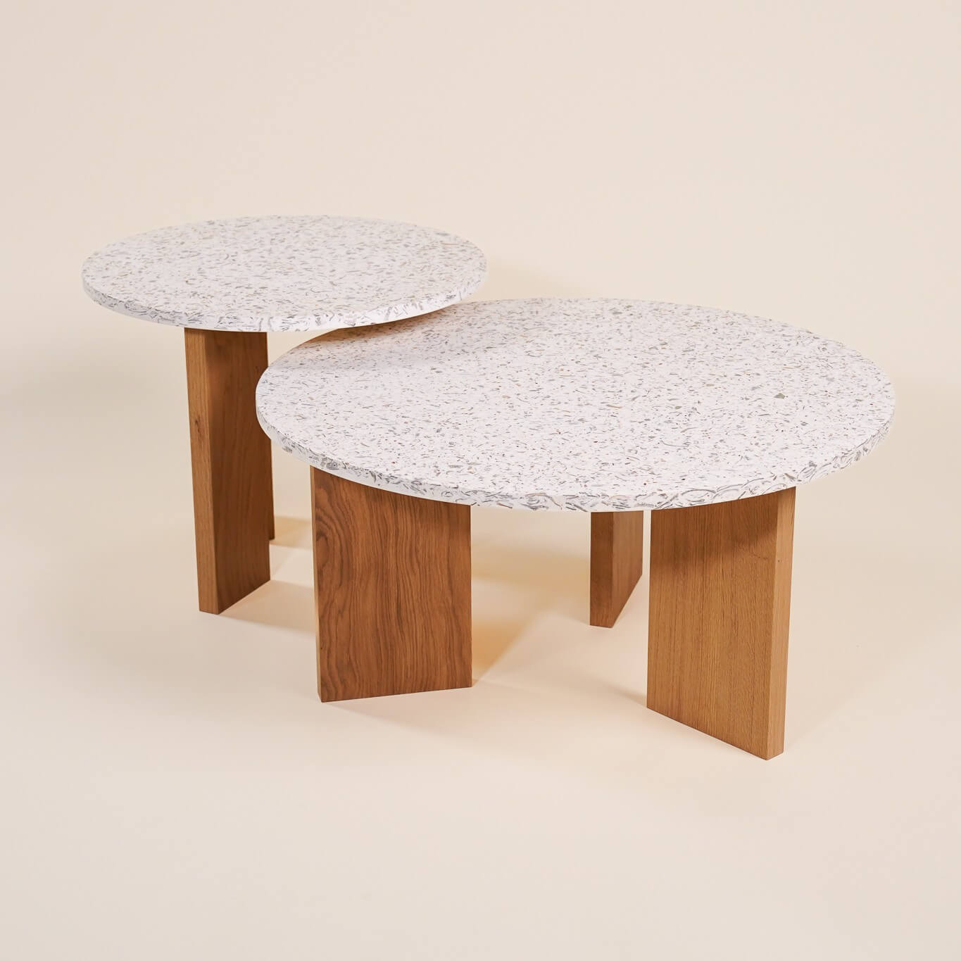 Table Platine Abyss & chêne clair - Malàkio x Gllu
