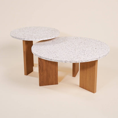 Table Platine Abyss & chêne clair - Malàkio x Gllu