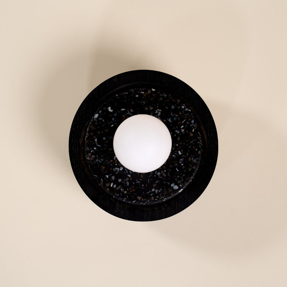 applique MA02 chene noir coquillages recycles malakio studio ammo