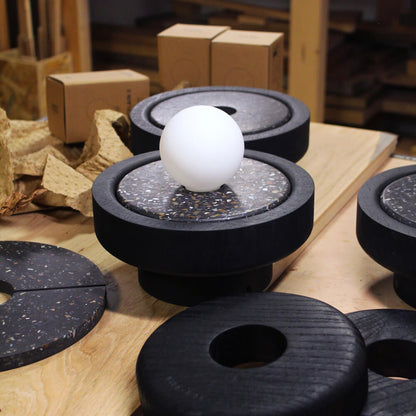 applique MA02 chene noir coquillages recycles malakio studio ammo