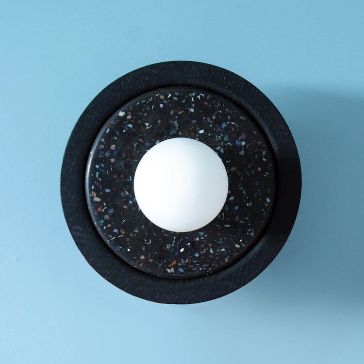 applique MA02 chene noir coquillages recycles malakio studio ammo