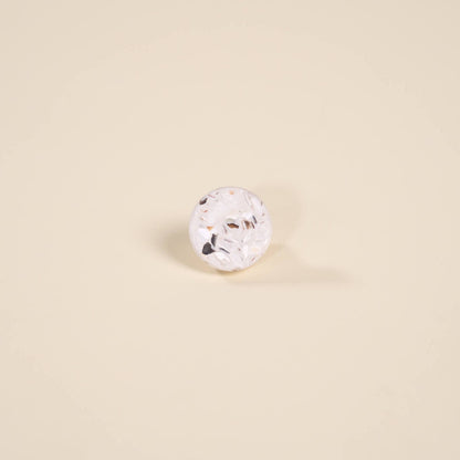 bouton de meuble loar blanc coquillages recycles malakio