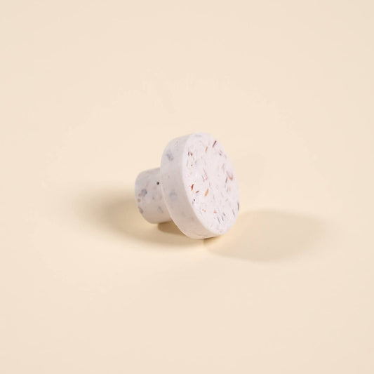 bouton de meuble loar blanc coquillages recycles malakio