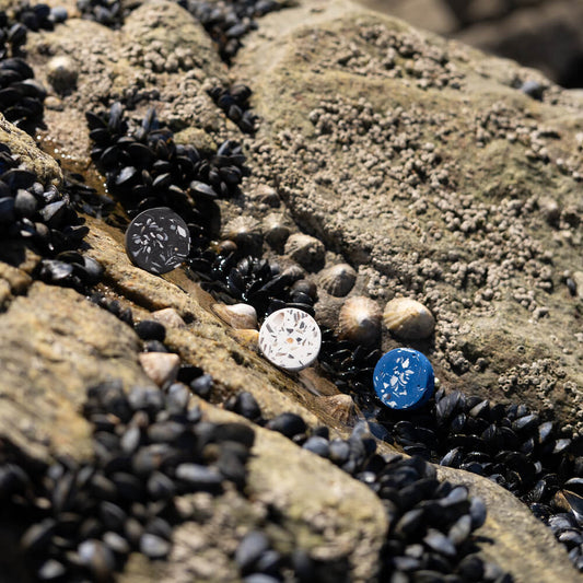 bouton de meuble loar blanc moules coquillages recycles malakio