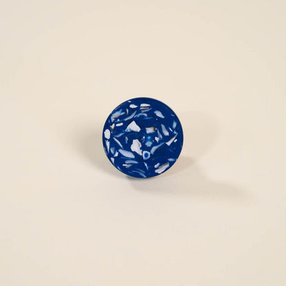 bouton de meuble loar bleu coquillages recycles malakio
