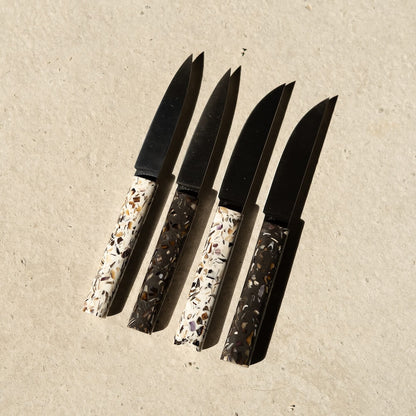 couteau la sardine noir coquillages recycles malakio bodere