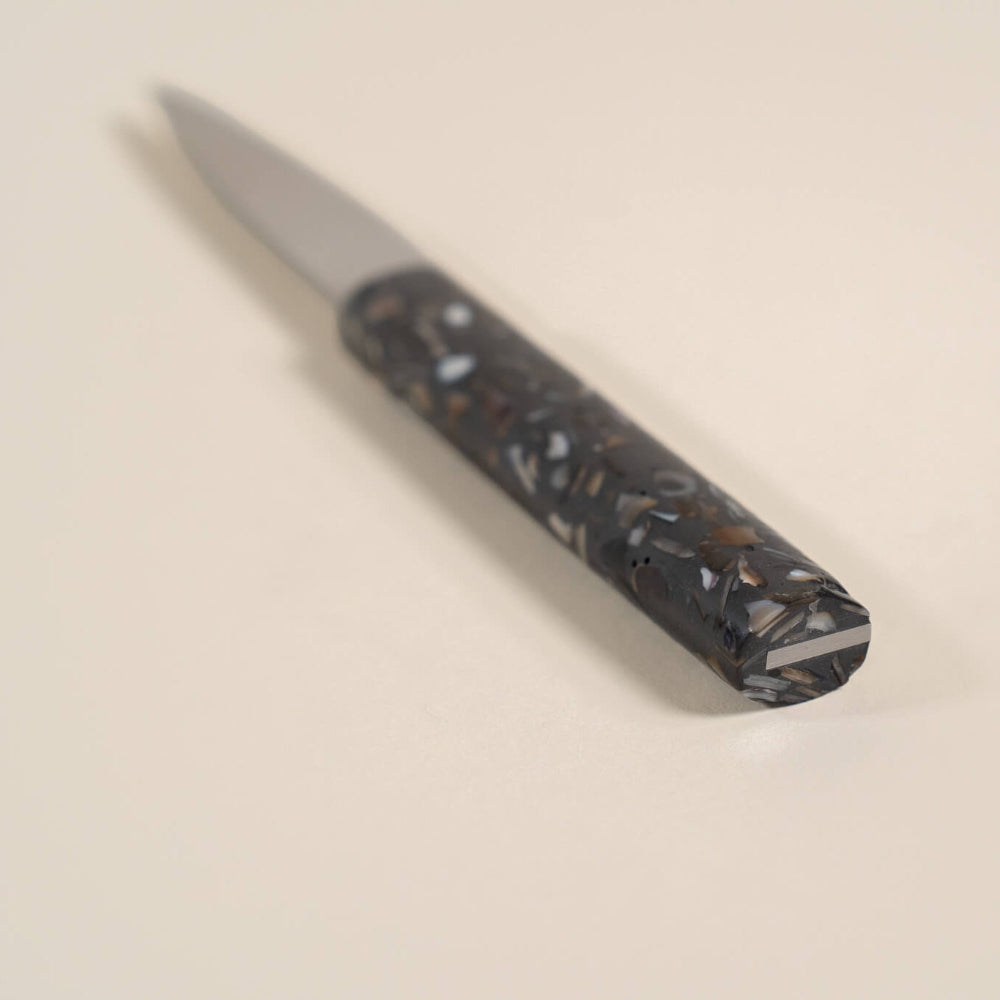 couteau la sardine noir coquillages recycles malakio bodere