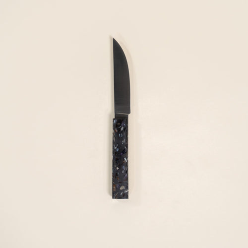 couteau le vitello noir coquillages recycles malakio bodere