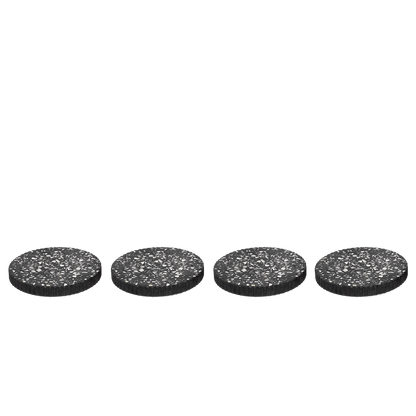 dessous de verre colosse noir coquillages recycles malakio
