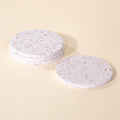 dessous de verre helios blanc coquillages recycles malakio