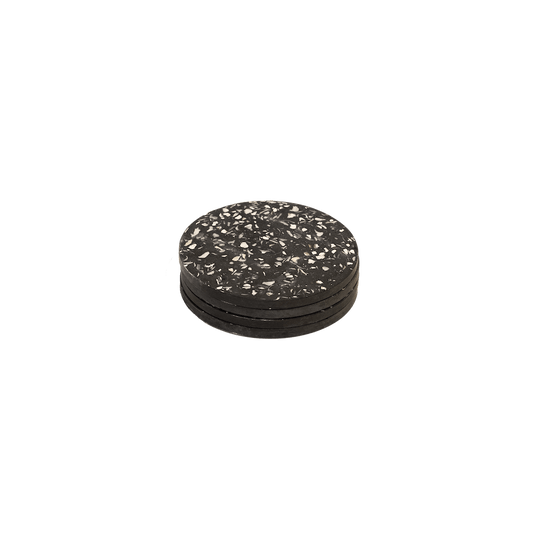 dessous de verre helios noir huitres coquillages recycles malakio