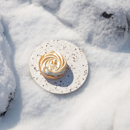 dessous plat helios blanc coquillages recycles malakio hiver