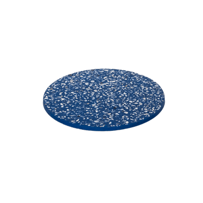dessous de plat helios bleu coquillages recycles malakio
