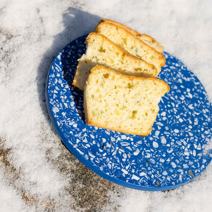 dessous plat helios bleu coquillages recycles malakio hiver