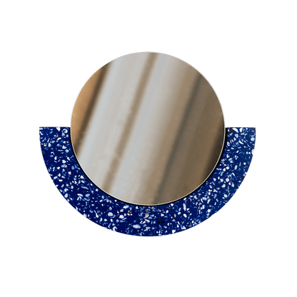 miroir_loar demi-lune bleu coquillages recycles malakio