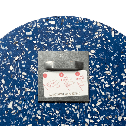 miroir loar rond bleu coquillages recycles malakio