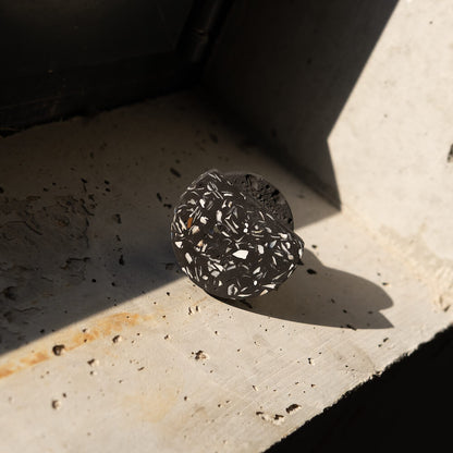 patere loar noir coquillages recycles malakio