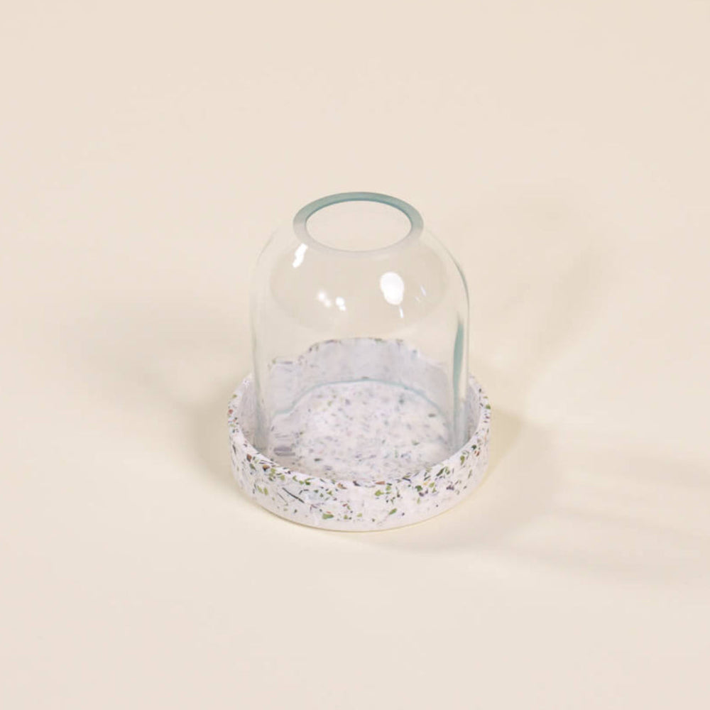 photophore transparent verre coquillages recycles malakio